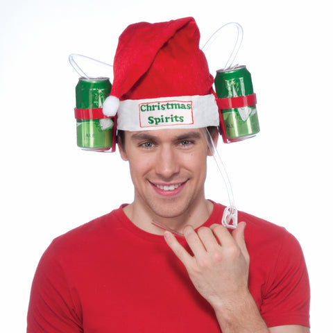 Santa Drinking Hat - Rubies Costumes & Accessories - HalloweenCostumes4U.com - Accessories