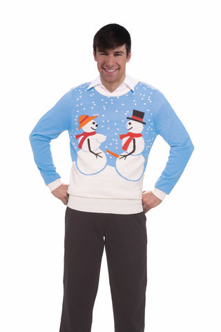 Christmas Sweater Snow Couple - Rubies Costumes & Accessories - HalloweenCostumes4U.com - Adult Costumes