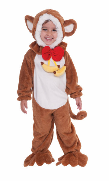 Kids Plush Monkey Costume - HalloweenCostumes4U.com - Kids Costumes