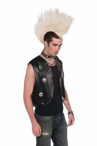 Wig-Mohawk Hairpiece-Blonde - Rubies Costumes & Accessories - HalloweenCostumes4U.com - Accessories