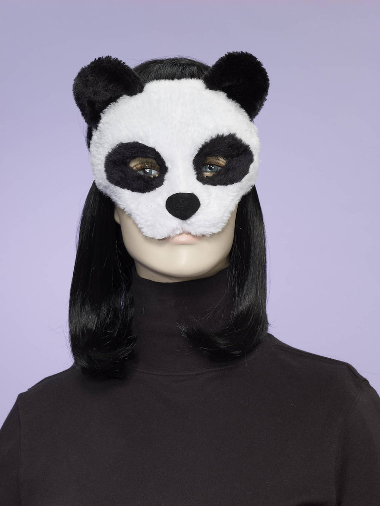 Panda Half Mask - Rubies Costumes & Accessories - HalloweenCostumes4U.com - Accessories