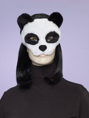 Panda Half Mask - Rubies Costumes & Accessories - HalloweenCostumes4U.com - Accessories