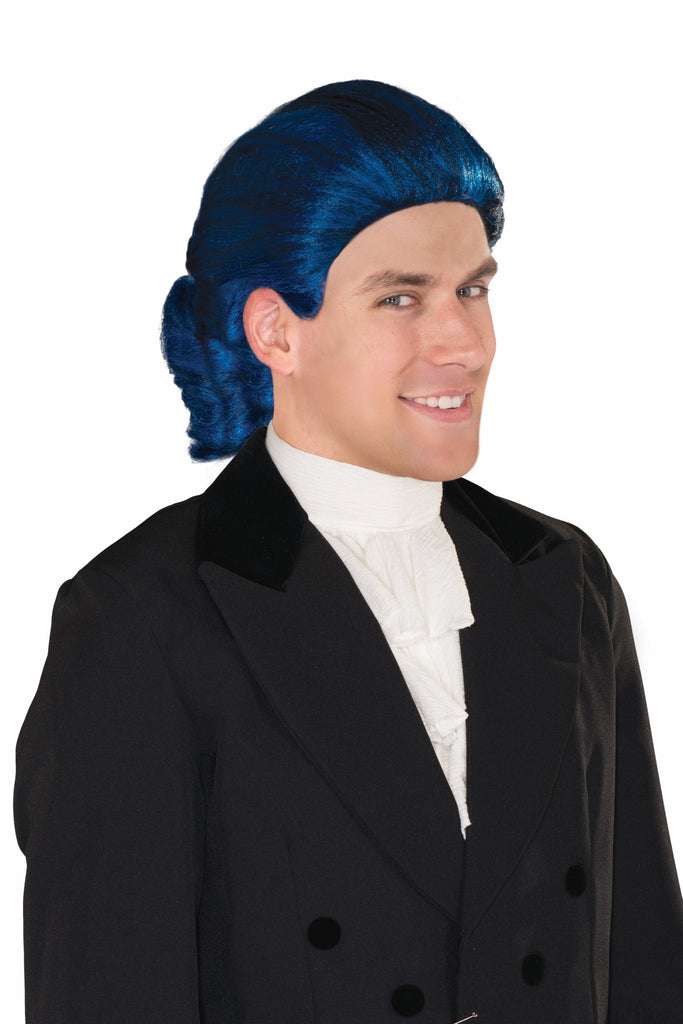 Wig-Colonial Man-Blue - Rubies Costumes & Accessories - HalloweenCostumes4U.com - Accessories