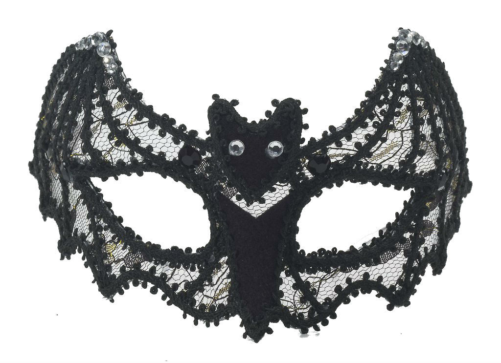 Bat Half Mask - Rubies Costumes & Accessories - HalloweenCostumes4U.com - Accessories