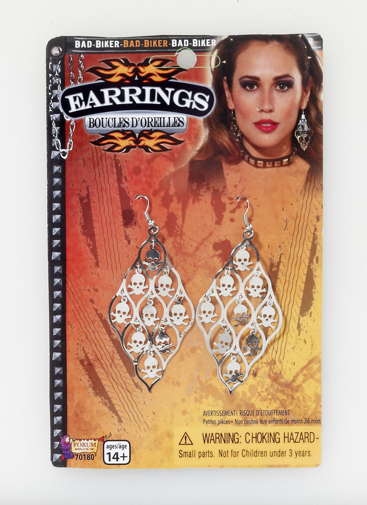 Skull Earrings - Rubies Costumes & Accessories - HalloweenCostumes4U.com - Accessories