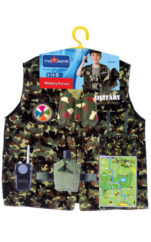Kids Military Forces Dress Up Set - Dress Up America Costumes & Accessories - HalloweenCostumes4U.com - Kids Costumes