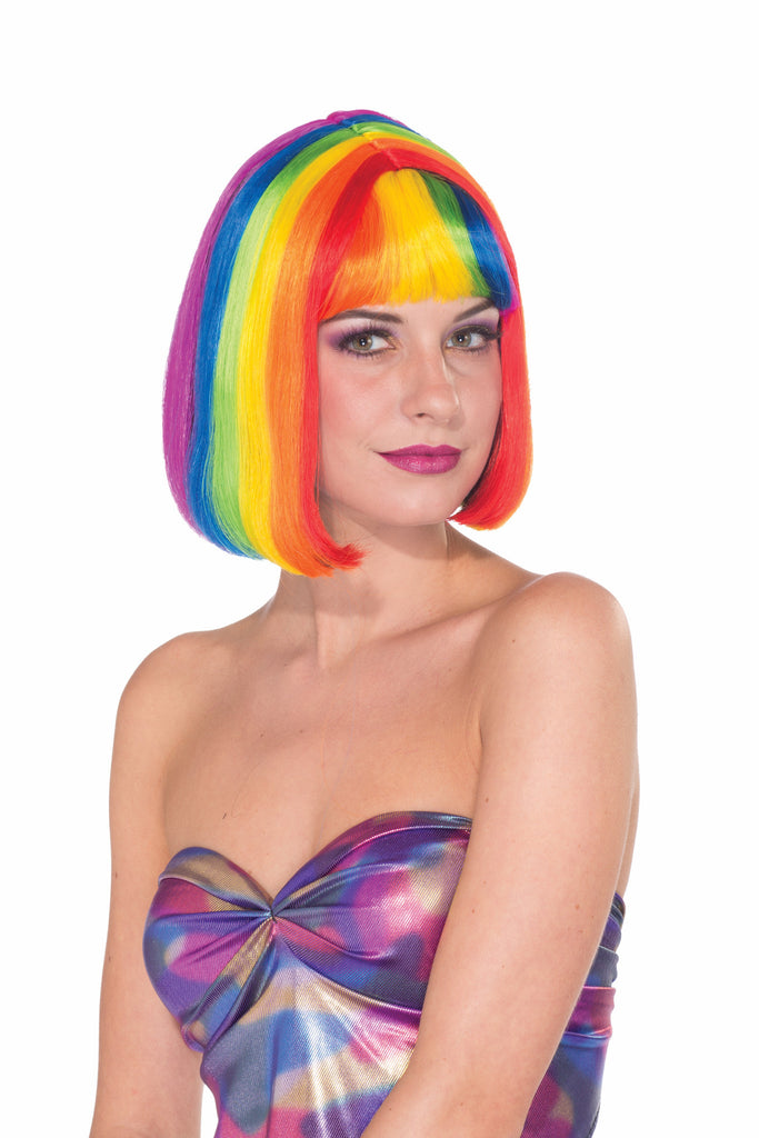 Wig-Rainbow Chic - Rubies Costumes & Accessories - HalloweenCostumes4U.com - Accessories