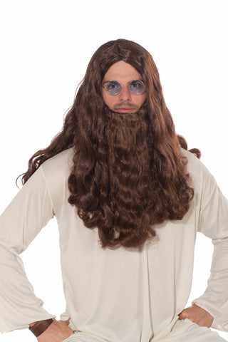 Wig-Guru-Vy-Long Hair & Beard - Rubies Costumes & Accessories - HalloweenCostumes4U.com - Accessories