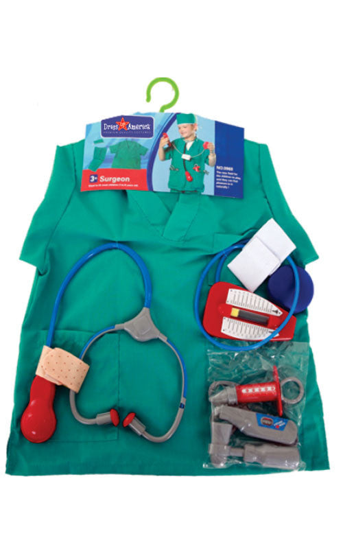 Kids Surgeon Dress Up Set - Dress Up America Costumes & Accessories - HalloweenCostumes4U.com - Kids Costumes