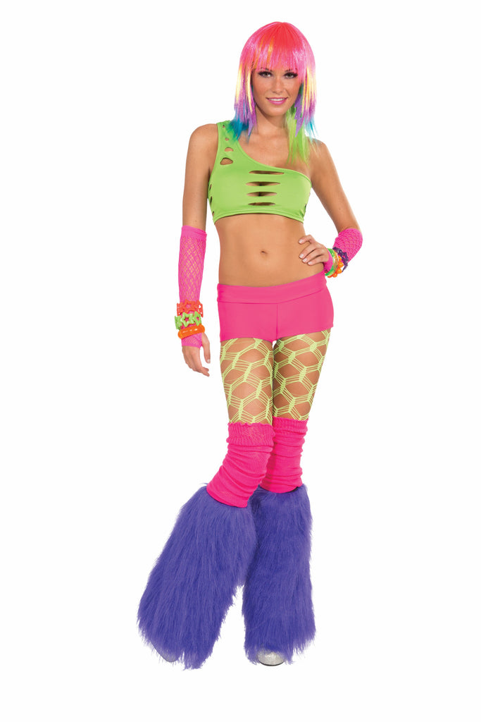 Neon Solid Booty Shorts-Pink - Rubies Costumes & Accessories - HalloweenCostumes4U.com - Accessories