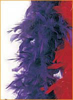 Purple Turkey Feather Boa - HalloweenCostumes4U.com - Costume Props & Accessories