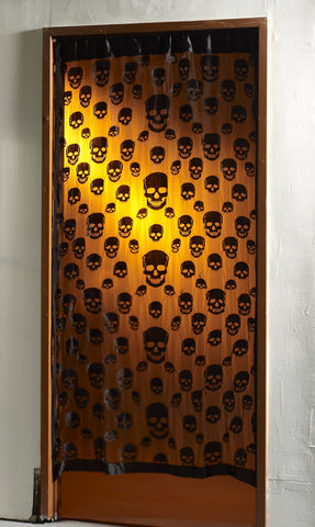 Skull Window Curtain-Lg & Sm - Rubies Costumes & Accessories - HalloweenCostumes4U.com - Accessories