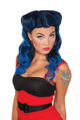 Wig-Maxine-Blue - Rubies Costumes & Accessories - HalloweenCostumes4U.com - Accessories