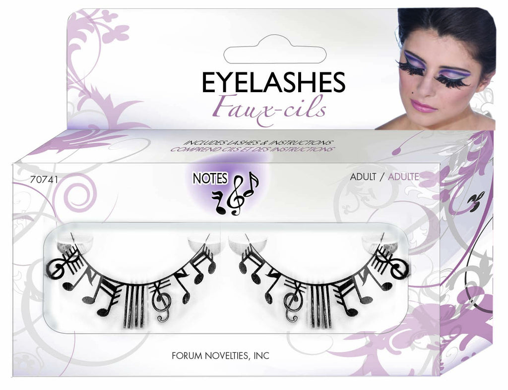 Paper Eyelashes-Music Notes - Rubies Costumes & Accessories - HalloweenCostumes4U.com - Accessories
