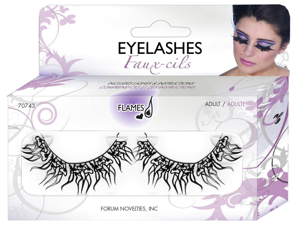 Paper Eyelashes-Flaming Hearts - Rubies Costumes & Accessories - HalloweenCostumes4U.com - Accessories