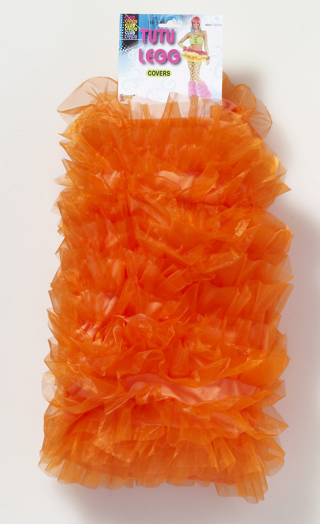 Tutu Leg Covers-Orange - Rubies Costumes & Accessories - HalloweenCostumes4U.com - Accessories