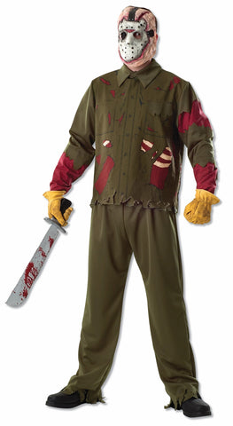 Costume-Deluxe Jason Voorhees -Standard - Rubies Costumes & Accessories - HalloweenCostumes4U.com - Adult Costumes