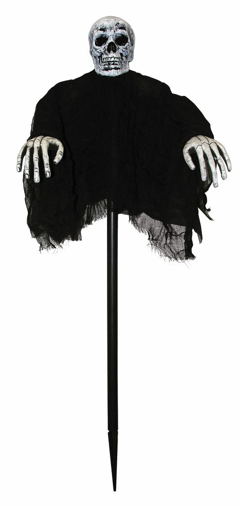 Skeleton W/Black Robe Stake - Rubies Costumes & Accessories - HalloweenCostumes4U.com - Accessories