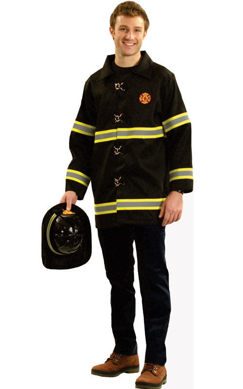 Mens Fire Fighter Jacket - Dress Up America Costumes & Accessories - HalloweenCostumes4U.com - Adult Costumes