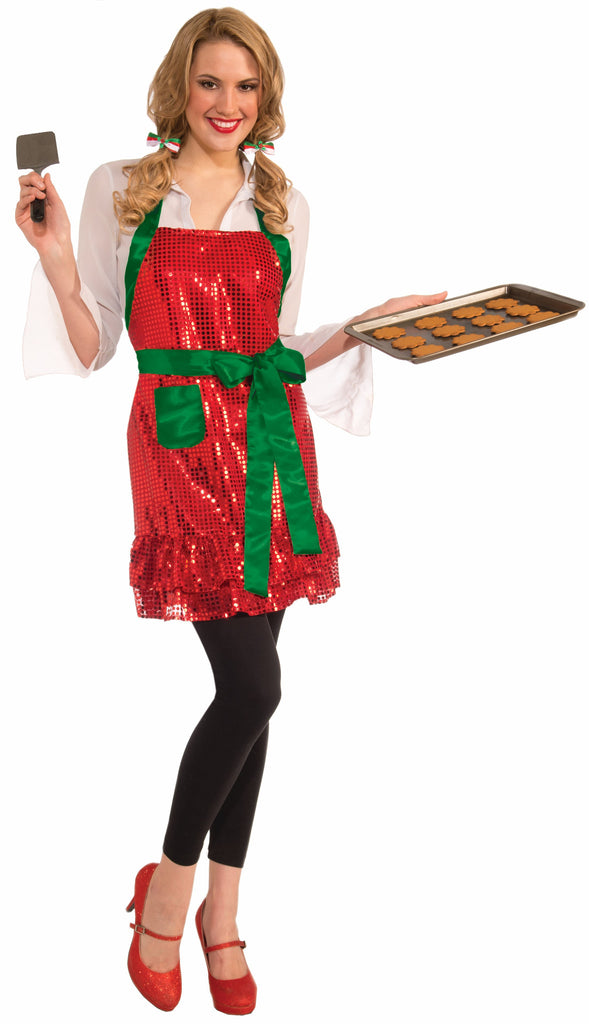 Sequin Holiday Apron - Rubies Costumes & Accessories - HalloweenCostumes4U.com - Accessories