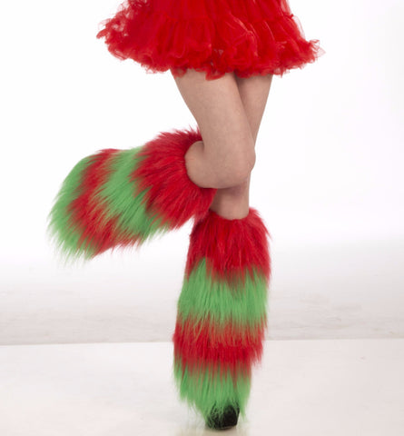 Green & Red Leg Warmers - Rubies Costumes & Accessories - HalloweenCostumes4U.com - Accessories