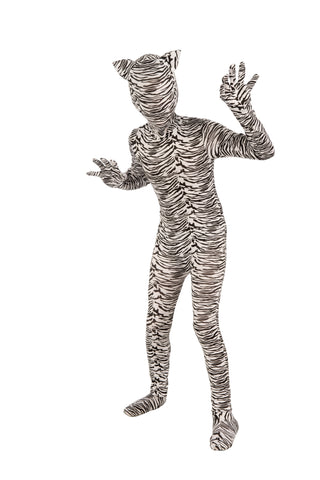 White Tiger Second Skin Suit - Rubies Costumes & Accessories - HalloweenCostumes4U.com - Kids Costumes