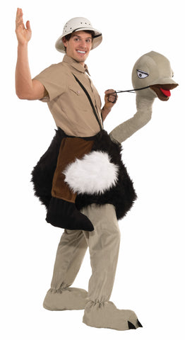 Mascot - Riding An Ostrich - Rubies Costumes & Accessories - HalloweenCostumes4U.com - Adult Costumes
