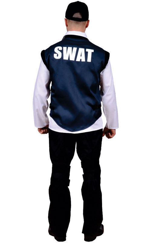 Men SWAT Officer Costume - Dress Up America Costumes & Accessories - HalloweenCostumes4U.com - Adult Costumes