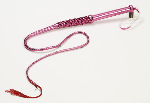 Metallic Pink Whip - Rubies Costumes & Accessories - HalloweenCostumes4U.com - Accessories