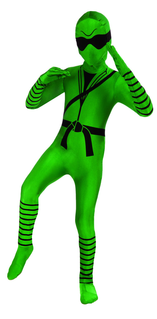 Boys Green Ninja Second Skin - Rubies Costumes & Accessories - HalloweenCostumes4U.com - Kids Costumes