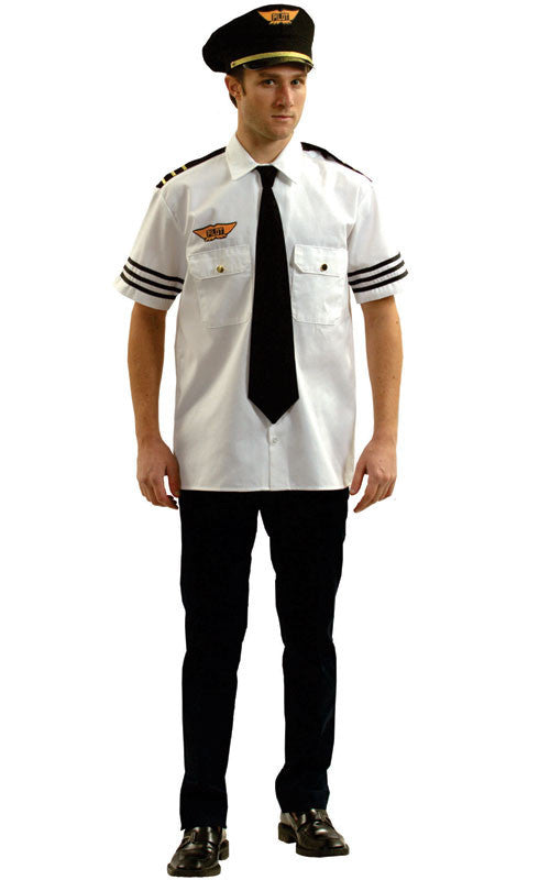 Mens Pilot Costume - Dress Up America Costumes & Accessories - HalloweenCostumes4U.com - Adult Costumes