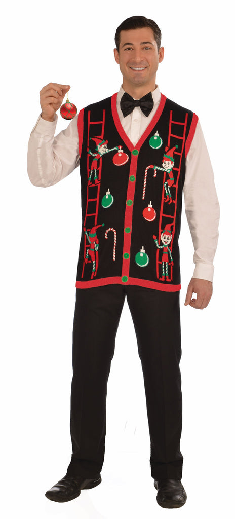 Adults Decorating Elves Christmas Vest - Rubies Costumes & Accessories - HalloweenCostumes4U.com - Adult Costumes