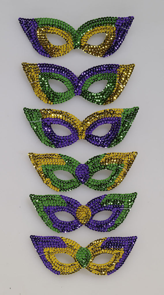 M/G Sequin Eyemasks-6/Pkg - Rubies Costumes & Accessories - HalloweenCostumes4U.com - Accessories