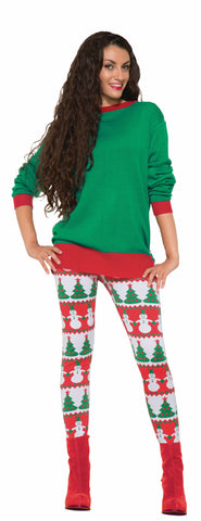 Christmas Leggings - Rubies Costumes & Accessories - HalloweenCostumes4U.com - Costumes