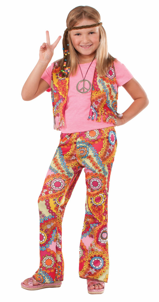 Girls Hippie Girl Costume - Rubies Costumes & Accessories - HalloweenCostumes4U.com - Kids Costumes