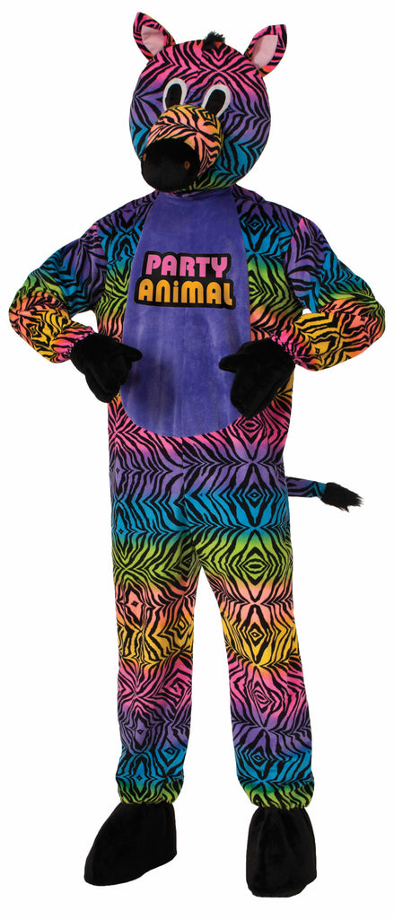Plush Zebra Mascot - Rubies Costumes & Accessories - HalloweenCostumes4U.com - Adult Costumes