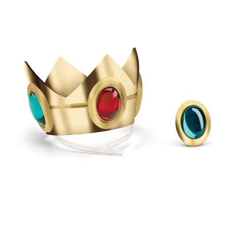 Nintendo Princess Peach Crown & Amulet Costume Accessories - HalloweenCostumes4U.com - Costume Props & Accessories