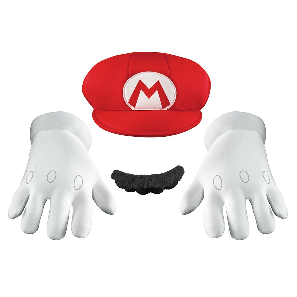 Adults/Teens Nintendo Mario Costume Accessory Kit - Disguise Costumes & Accessories - HalloweenCostumes4U.com - Accessories
