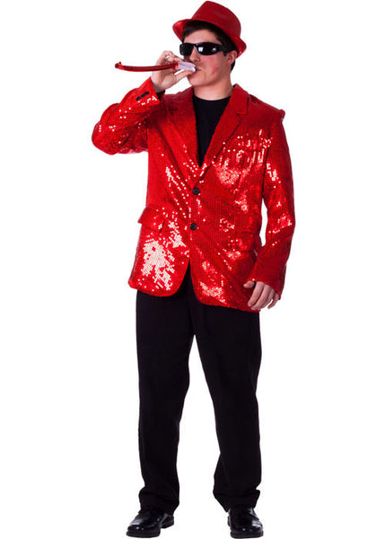Mens Sequined Blazer - Various Colors - HalloweenCostumes4U.com - Adult Costumes