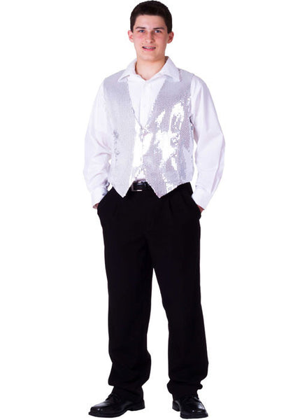 Mens Sequined Vest - Various Colors - HalloweenCostumes4U.com - Kids Costumes