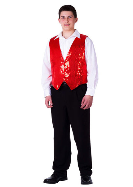 Mens Sequined Vest - Various Colors - HalloweenCostumes4U.com - Kids Costumes