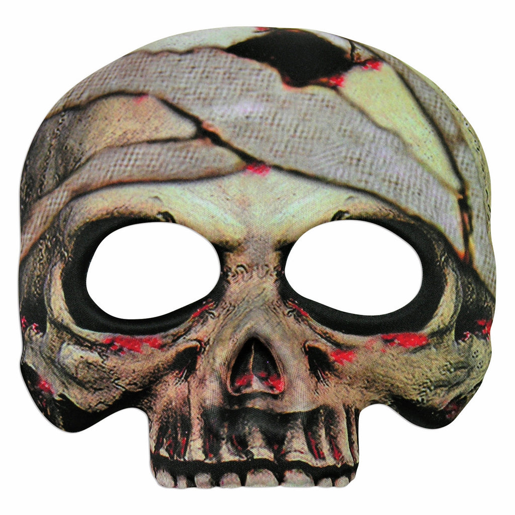 Evil Skeleton Mummy Half Mask