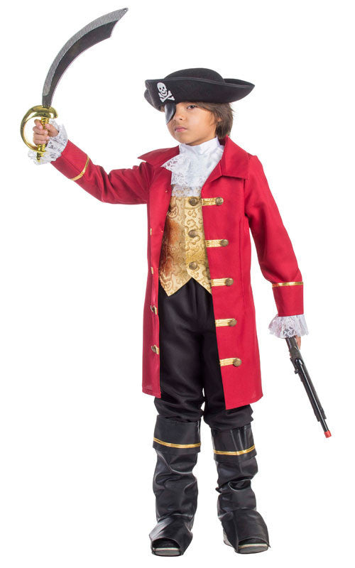 Boys Pirate Captain Costume - Dress Up America Costumes & Accessories - HalloweenCostumes4U.com - Kids Costumes