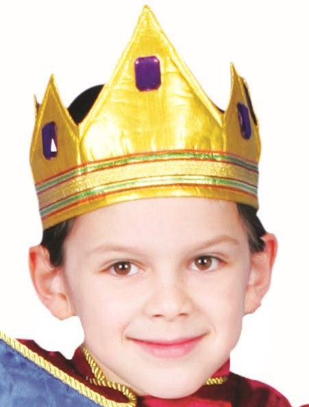 Kids Gold Royal Crown - Dress Up America Costumes & Accessories - HalloweenCostumes4U.com - Accessories