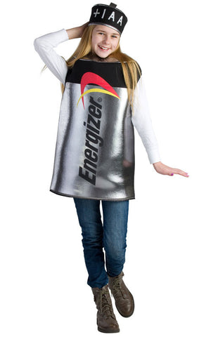 Kids Energizer Battery Costume - Dress Up America Costumes & Accessories - HalloweenCostumes4U.com - Kids Costumes
