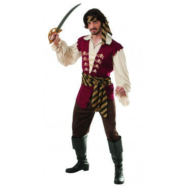 Mens Pirate Raider Costume - Rubies Costumes & Accessories - HalloweenCostumes4U.com - Adult Costumes