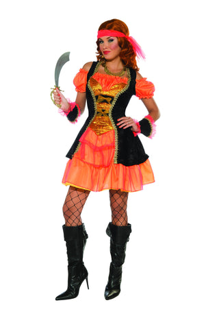Womens Tangerine Pirate Costume - Rubies Costumes & Accessories - HalloweenCostumes4U.com - Adult Costumes