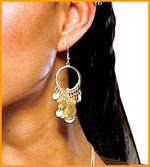 Spartan Queen Coin Earrings - Rubies Costumes & Accessories - HalloweenCostumes4U.com - Accessories