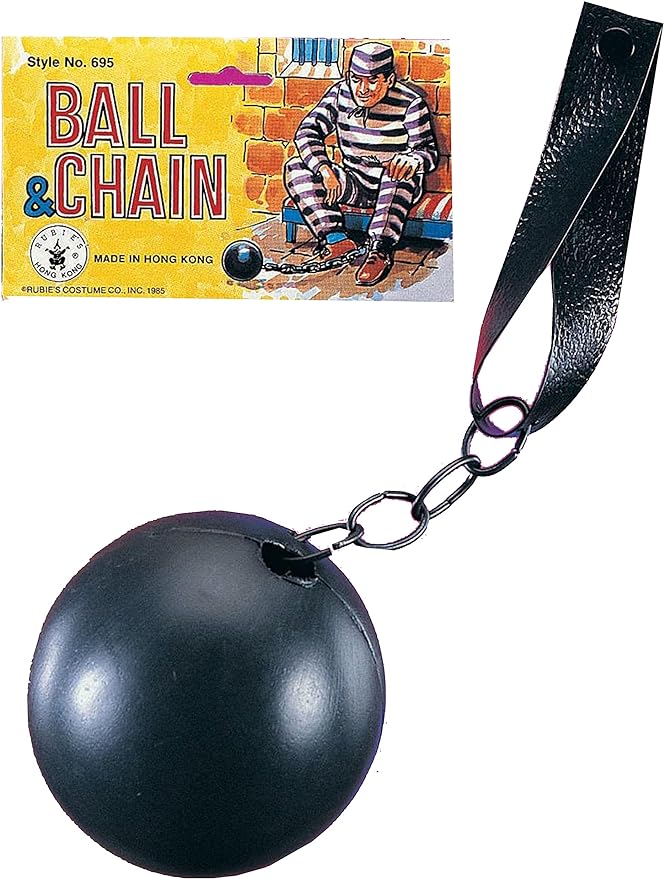 Ball and Chain Costume Prop Halloween Costumes 4U Accessories
