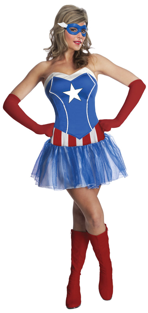 Womens/Teens American Dream Dress - Rubies Costumes & Accessories - HalloweenCostumes4U.com - Adult Costumes